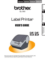 Brother P-TOUCH QL-560 User Manual