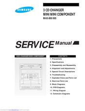 Samsung MAX-800 Service Manual