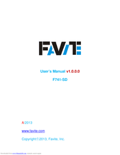 Favite F741-SD User Manual