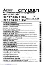 Mitsubishi PQHY-P-Y(S)HM-A (-BS) Installation Manual