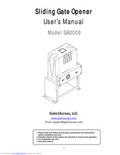 Gate1Access GA2000 User Manual