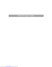 Casio QW-3210 User Manual