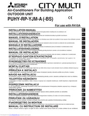 Mitsubishi PUHY-RP-YJM-A (-BS) Installation Manual