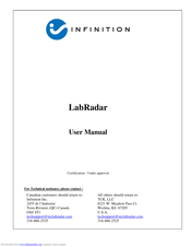Infinition Labradar User Manual