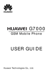 Huawei G7000 User Manual