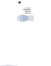 Huawei G5510A User Manual