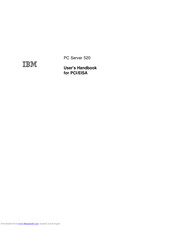 IBM PC Server 520 User Handbook Manual