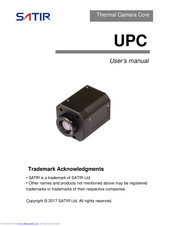 Satir UPC160 User Manual