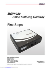 SSV Embedded Systems MGW/920 First Steps