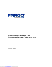 fargo hdp5000 2 sided printer dust cover