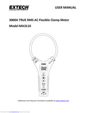 Extech Instruments MA3110 User Manual