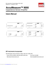 MTI AccuMeasure 9000 User Manual