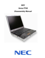 NEC Versa P700 Disassembly Manual