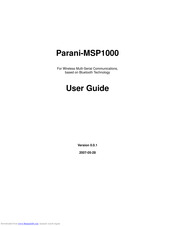 Sena Parani-MSP1000 User Manual