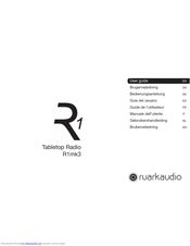 RuarkAudio R1mk3 User Manual