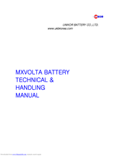 Unikor MXVOLTA Technical Manual