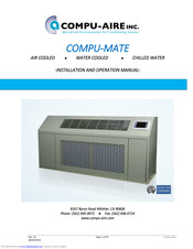Compu-aire COMPU-MATE Installation And Operation Manual