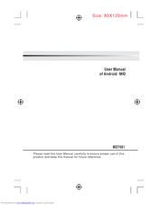 F&U MD7081 User Manual