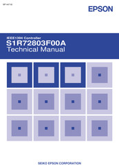 Epson S1R75801F00A Technical Manual