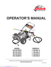 Shark DE-301007D Operator's Manual