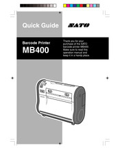 SATO MB400 Quick Manual