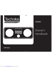 Technika DR1303 Owner's Handbook Manual