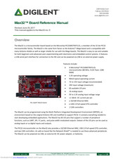 Digilent Max32 Reference Manual