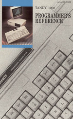 Tandy 1000 Programmer's Reference Manual
