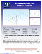 M2 Antenna Systems 20M5-125 Manual