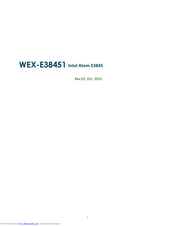 CJB WEX-E38451 Manual