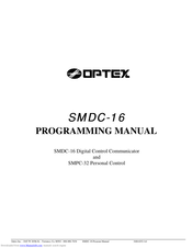 Optex SMPC-32 Programming Manual