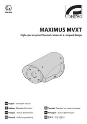 Videotec MAXIMUS MVXT Instruction Manual