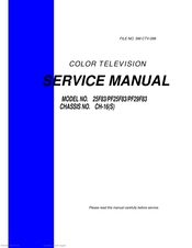 SITRONICS 25F83 Service Manual