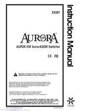 Vicon AurorA2000 Instruction Manual
