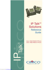 Cisco IP Talk 7940 Reference Manual