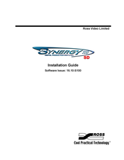 Ross Synergy 100 Installation Manual
