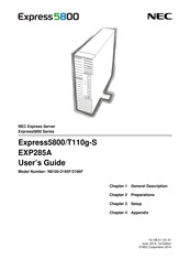 NEC Express5800/T110g-S User Manual