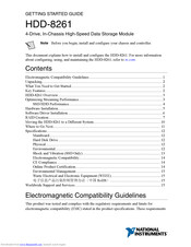 National Instruments HDD-8261 Getting Started Manual