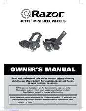 Razor Jetts Mini Owner's Manual