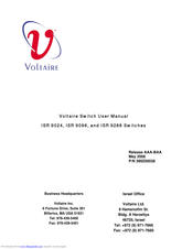 Voltaire ISR 9096 User Manual