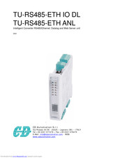 CD Automation TU-RS485-ETH IO DL Manual
