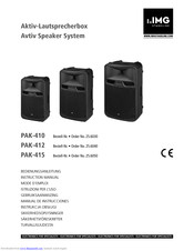 IMG STAGE LINE PAK-415 Instruction Manual