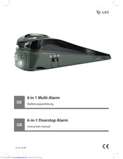 X4-Life 6-in-1 Doorstop Alarm Instruction Manual