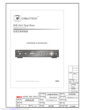Cabletech URZ0080 Owner's Manual