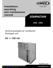 Lennox CMH 035S Installation, Operating And Maintenance Manual