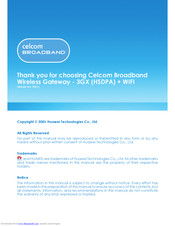 Celcom E961 User Manual