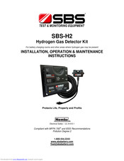 SBS SBS-H2 Installation, Operation & Maintenance Instructions Manual