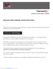 PREDATOR X4 VENOM X4 Setup Software Instruction