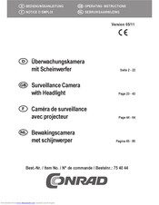 Conrad 75 40 44 Operating Instructions Manual