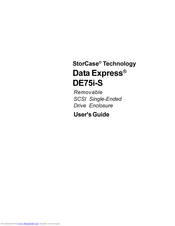 StorCase DE75i-S User Manual